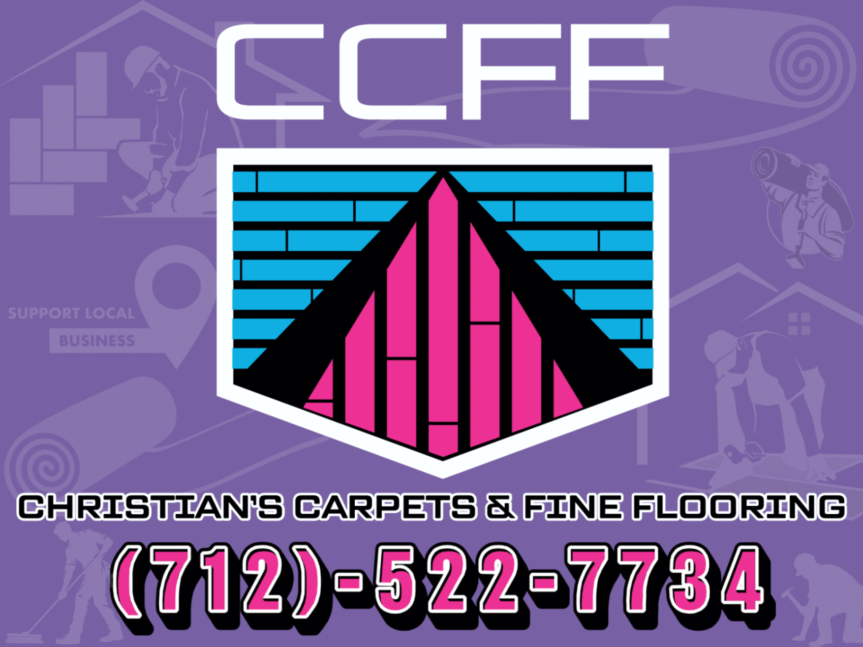 Commercial flooring — completed project